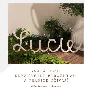 ✨ Svatá Lucie – když světlo pomalu vítězí nad tmou ✨ „Svatá Lucie noci upije…“ a i když dne zatím moc nepřidá, do našich...